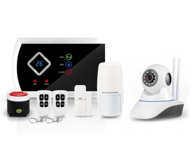 Беспроводная охранная GSM видео сигнализация Страж Стандарт Видео для дома квартиры дачи коттеджа гаража
